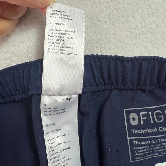 Figs Pants Mens Size Large Cairo Cargo Scrub Blue Technical Collection - Picture 9 of 11